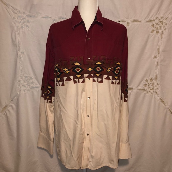 VTG-90s Wrangler western shirt (unisex)